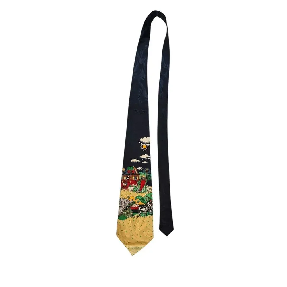 Steve Harris Noah’s Ark Religious Christian Novelty Necktie